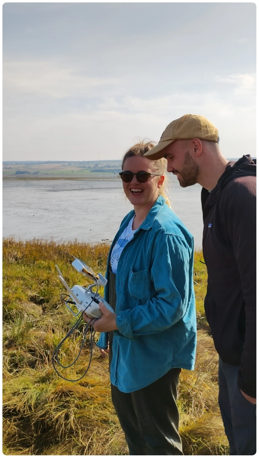 Teresa in a Euaclyptus plantation in Portugal